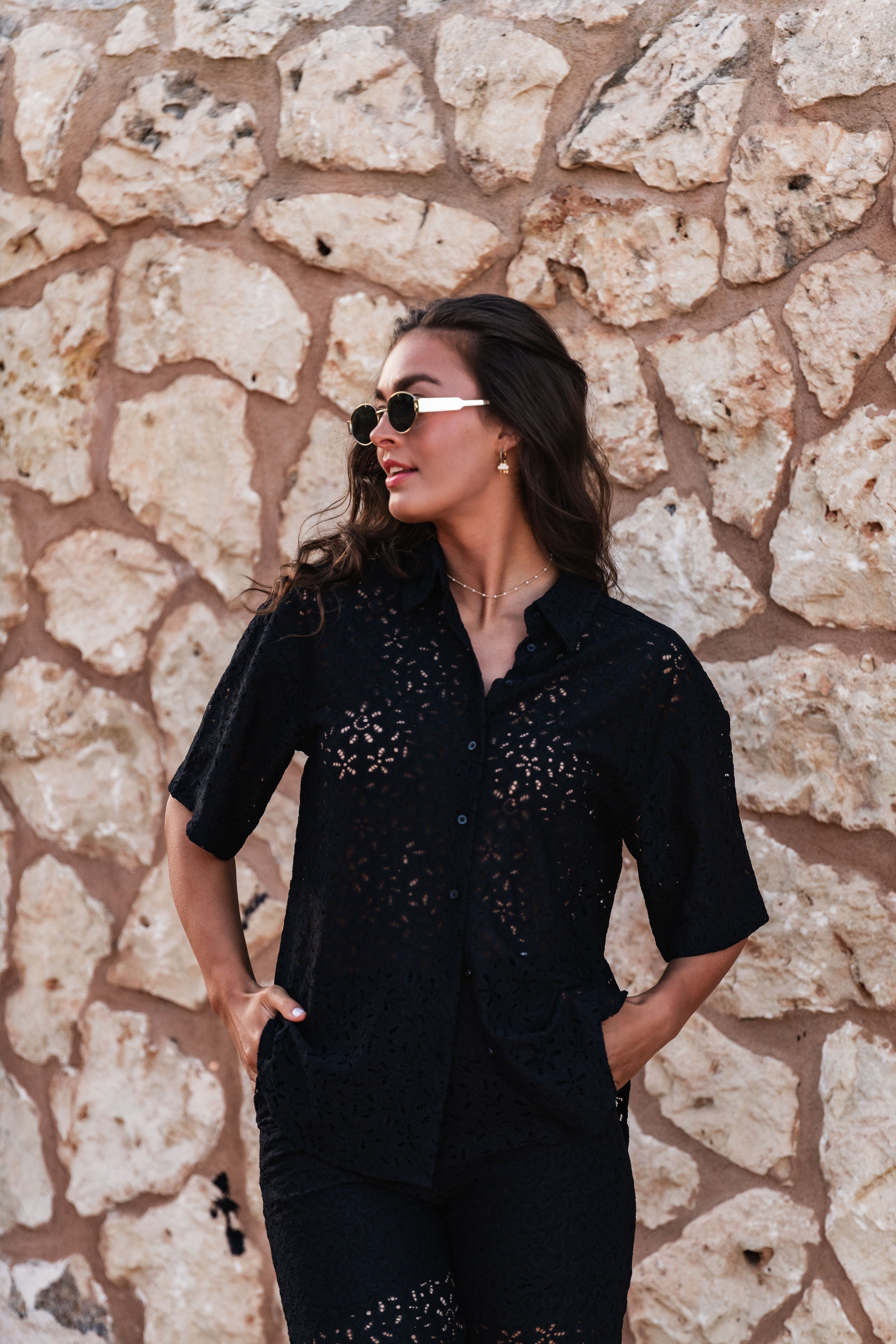 SLFKAROLA Shirts - Black